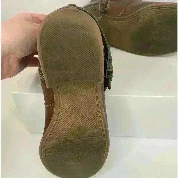 ROXY vintage boho Jensen Ankle Boots Women Size 6.5 Brown With Zipper - Picture 13 of 15